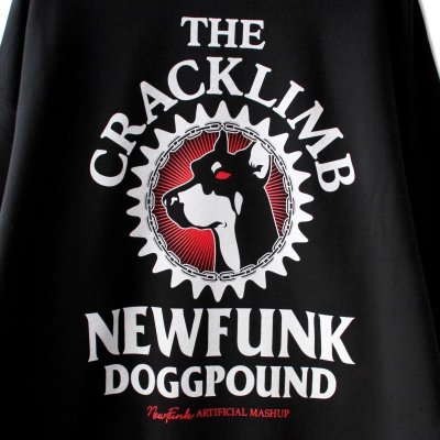 画像1: 【NEWFUNK】DOGGPOUND CREW NECK SWEAT (Black)