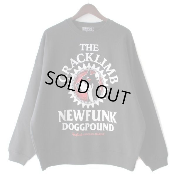 画像1: 【NEWFUNK】DOGGPOUND CREW NECK SWEAT (Black) (1)