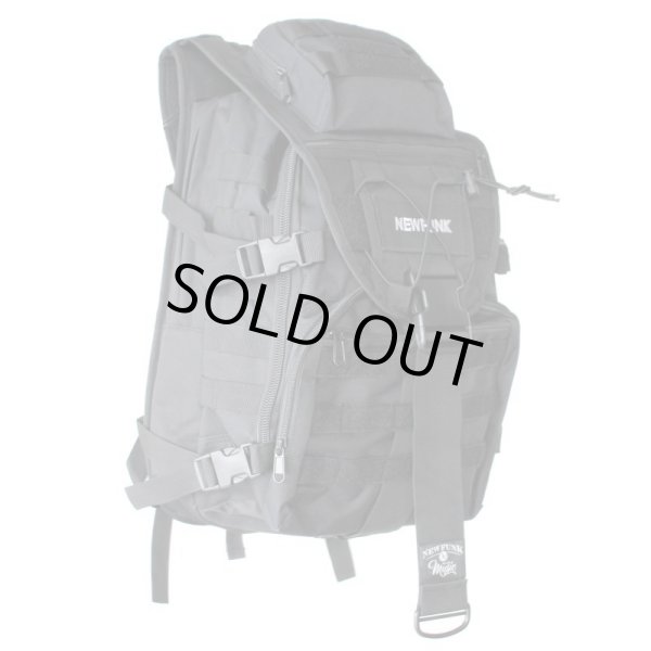 画像2: 【NEWFUNK】TACTICAL BACKPACK (Black) (2)