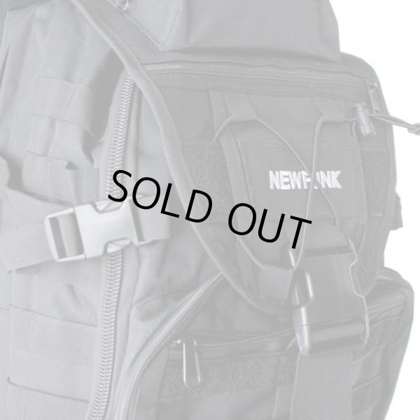 画像5: 【NEWFUNK】TACTICAL BACKPACK (Black) (5)