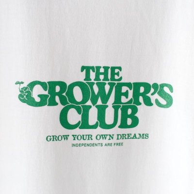 画像1: 【THE GROWER'S CLUB】T-shirt (White)