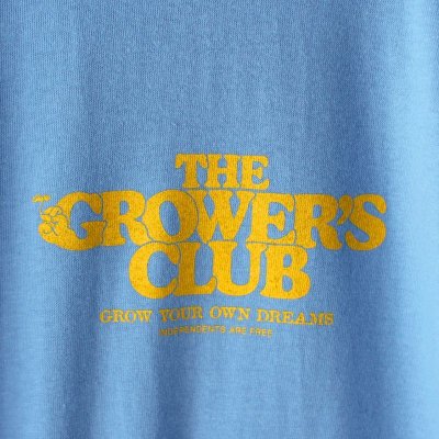画像1: 【THE GROWER'S CLUB】T-shirt (Sax Blue)