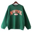 画像1: 【NEWFUNK】McG CREW NECK SWEAT (Ivy Green) (1)
