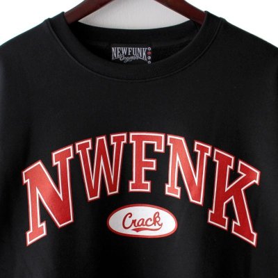 画像1: 【NEWFUNK】McG CREW NECK SWEAT (Black)