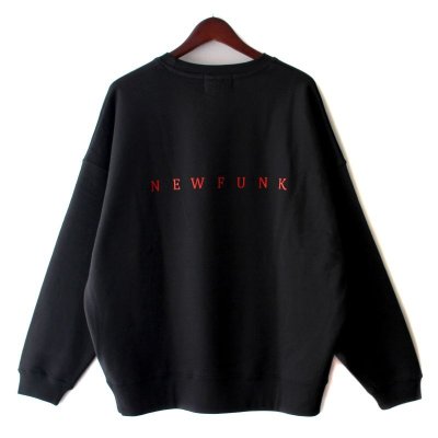 画像2: 【NEWFUNK】McG CREW NECK SWEAT (Black)