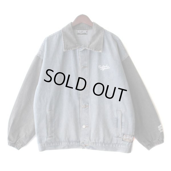 画像1: 【NEWFUNK】WASH DENIM JACKET (Blue) (1)