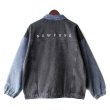 画像2: 【NEWFUNK】Wash Denim Jacket (Black) (2)