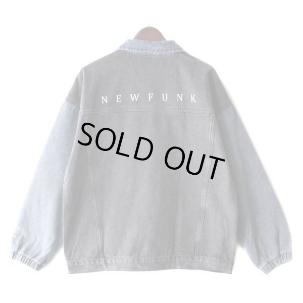 画像2: 【NEWFUNK】Wash Denim Jacket (Black) (2)