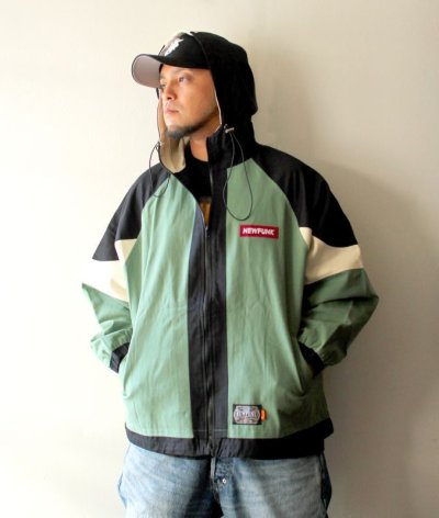 画像1: 【NEWFUNK】Hoodie Jacket (Green)