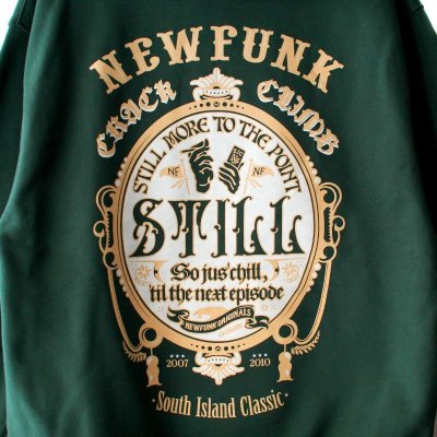 画像1: 【NEWFUNK】STILL HOODIE (Dark Green)