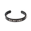 画像2: 【NEWFUNK】Logo Bangle (Black) (2)