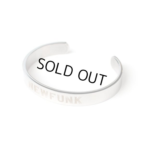 画像1: 【NEWFUNK】Logo Bangle (Silver) (1)