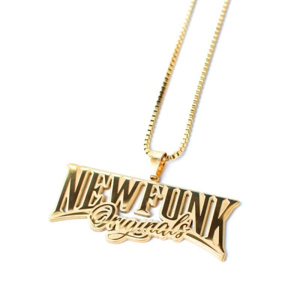 画像1: 【NEWFUNK】NEWFUNK Originals NECKLACE (Gold) (1)