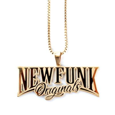 画像1: 【NEWFUNK】NEWFUNK Originals NECKLACE (Gold)