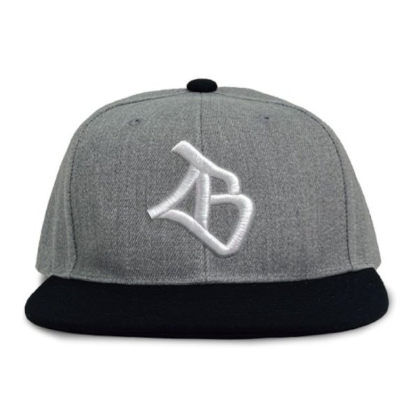 画像2: 【LIBE BRAND】LB ORIGINAL BB CAP "Snapback" (Gray/Black) (2)