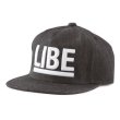 画像1: 【LIBE BRAND】 BIG LOGO DENIM CAP (Black Denim) (1)