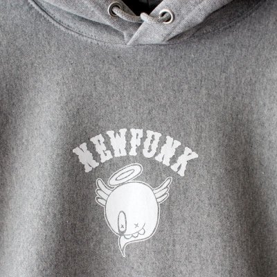 画像1: 【NEWFUNK × DAM ONE】SOUL HOODIE (Gray)