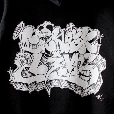 画像2: 【NEWFUNK × DAM ONE】SOUL HOODIE (Black)