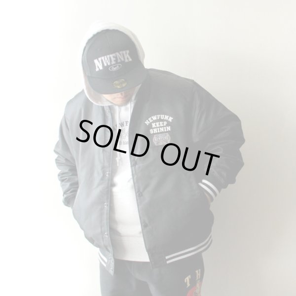 画像7: 【NEWFUNK】KEEP SHININ STADIUM NYLON JACKET (Black) (7)