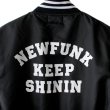 画像4: 【NEWFUNK】KEEP SHININ STADIUM NYLON JACKET (Black) (4)