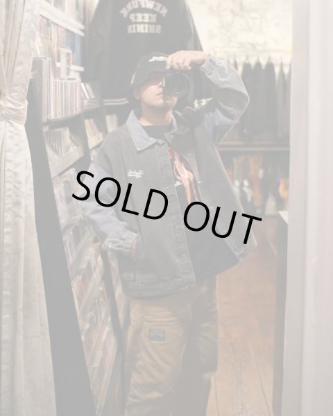 画像7: 【NEWFUNK】Wash Denim Jacket (Black) (7)