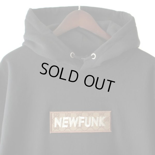 画像2: 【NEWFUNK】GUCCI MONOGRAM REMAKE HOODIE (Black) (2)