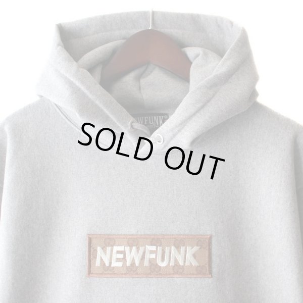 画像2: 【NEWFUNK】GUCCI MONOGRAM REMAKE HOODIE (Gray) (2)