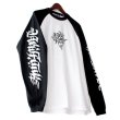 画像3: 【NEWFUNK】Roughing Raglan Long Sleeve Shirt (Blk/Wht) (3)