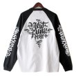 画像2: 【NEWFUNK】Roughing Raglan Long Sleeve Shirt (Blk/Wht) (2)