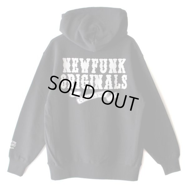 画像2: 【NEWFUNK × DAM ONE】CRACK HOODIE (Black) (2)
