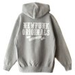 画像2: 【NEWFUNK × DAM ONE】CRACK HOODIE (Gray) (2)