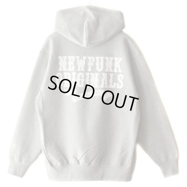 画像2: 【NEWFUNK × DAM ONE】CRACK HOODIE (Gray) (2)