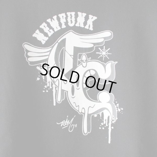 画像4: 【NEWFUNK × DAM ONE】CRACK HOODIE (Black) (4)