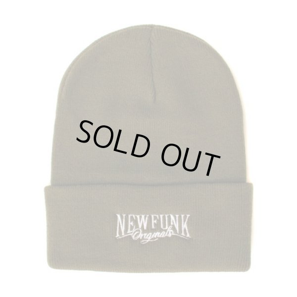 画像1: 【NEWFUNK】NFO KNIT CAP (Olive) (1)