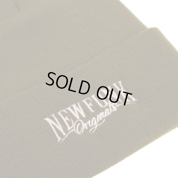 画像2: 【NEWFUNK】NFO KNIT CAP (Olive) (2)