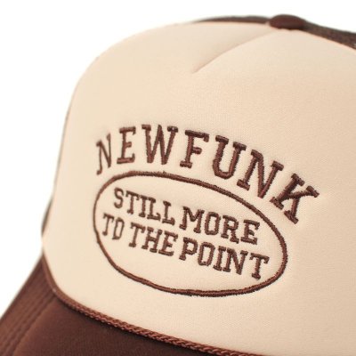 画像1: 【NEWFUNK】Sauce Mesh Cap -Curve- (Beige/Brown)