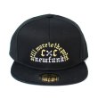 画像2: 【NEWFUNK】BROWN SNAPBACK CAP (Black) (2)