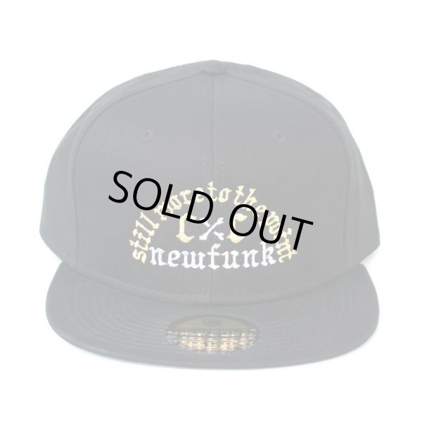 画像2: 【NEWFUNK】BROWN SNAPBACK CAP (Black) (2)