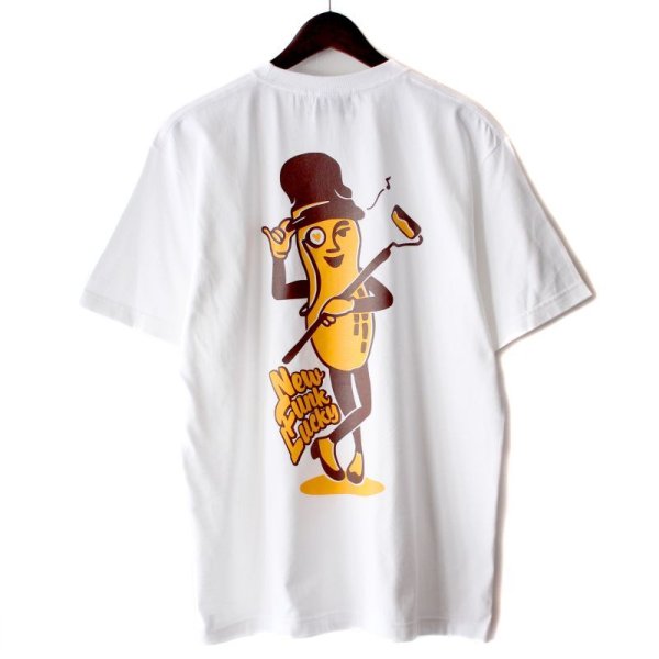 画像1: 【NEWFUNK】Lucky Peanut TEE (White) (1)