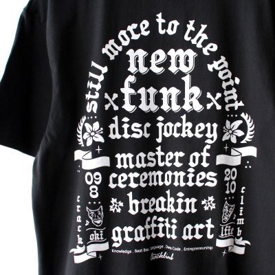 画像1: 【NEWFUNK】6TH TEE (Black)