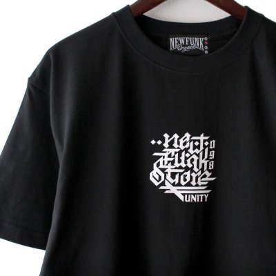 画像1: 【NEWFUNK】UNITY CHAIN TEE (Black)