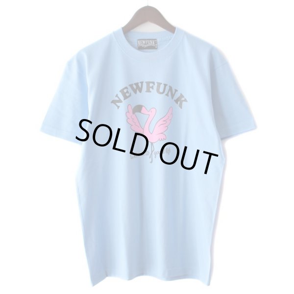 画像1: 【NEWFUNK】Flamingo TEE (Light Blue) (1)