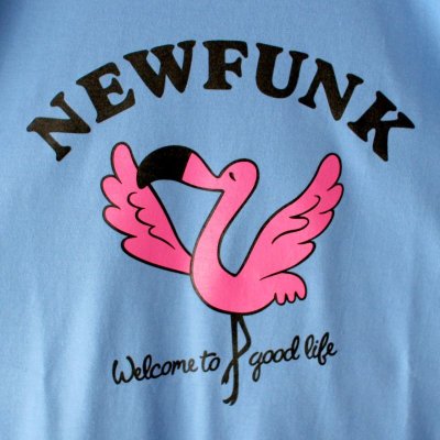 画像2: 【NEWFUNK】Flamingo TEE (Light Blue)