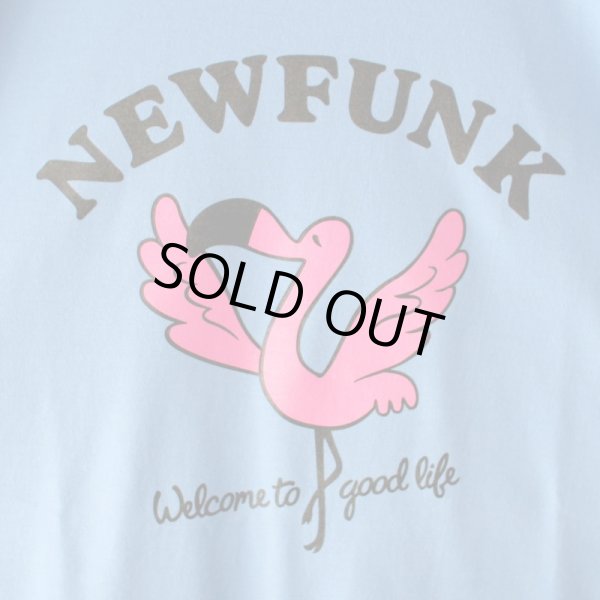 画像3: 【NEWFUNK】Flamingo TEE (Light Blue) (3)