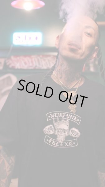 画像11: 【NEWFUNK × THE E.X.C】BANDANA TEE (Black) (11)