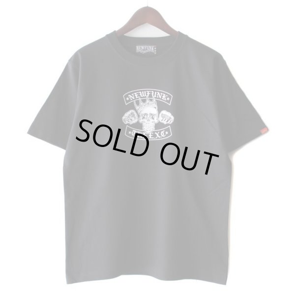 画像2: 【NEWFUNK × THE E.X.C】BANDANA TEE (Black) (2)