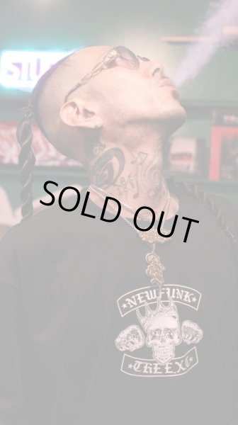 画像8: 【NEWFUNK × THE E.X.C】BANDANA TEE (Black) (8)