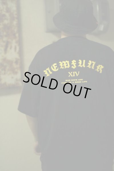 画像11: 【NEWFUNK】TEMPERANCE TEE / STORE 14th.Anniversary T-shirt (Black) (11)