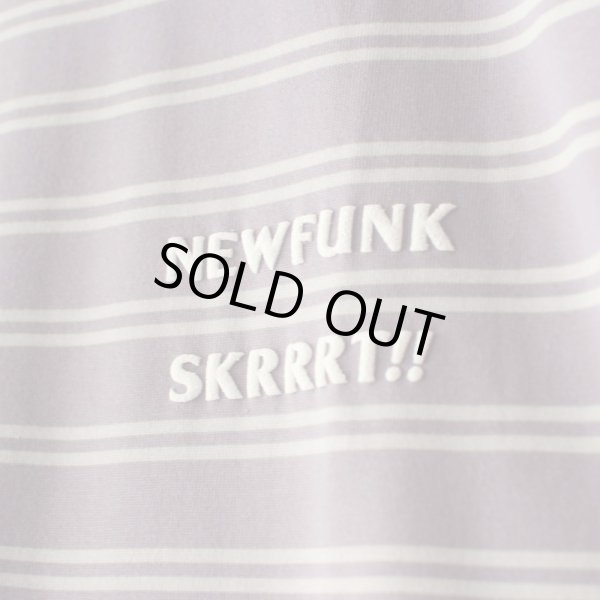 画像3: 【NEWFUNK】SKRRRT BORDER TEE (Light Purple) (3)