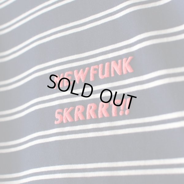 画像3: 【NEWFUNK】SKRRRT BORDER TEE (Dark Navy) (3)